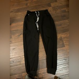 Black fig joggers. Small petite